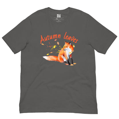 Autumn Leaves Fox Women's T-Shirt