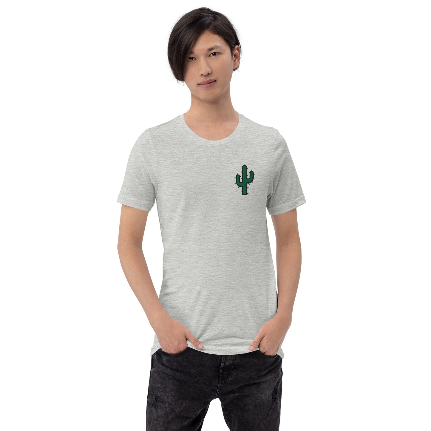 Embroidered Cactus Unisex T-Shirt