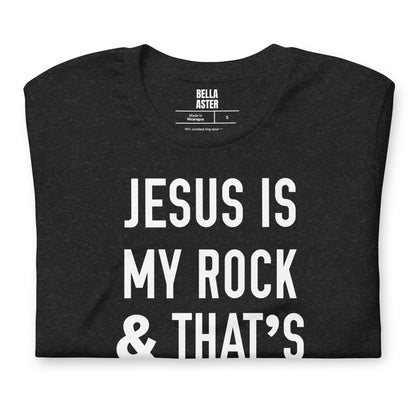 Jesus Is My Rock & That's How I Roll Tee - Men