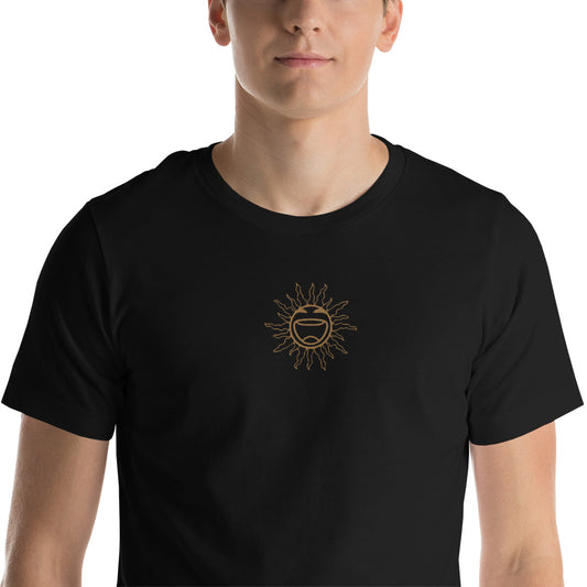 Laughing Sun Embroidered T-Shirt