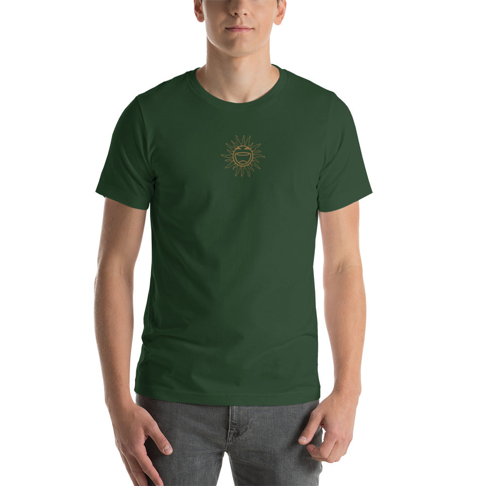 Laughing Sun Embroidered T-Shirt