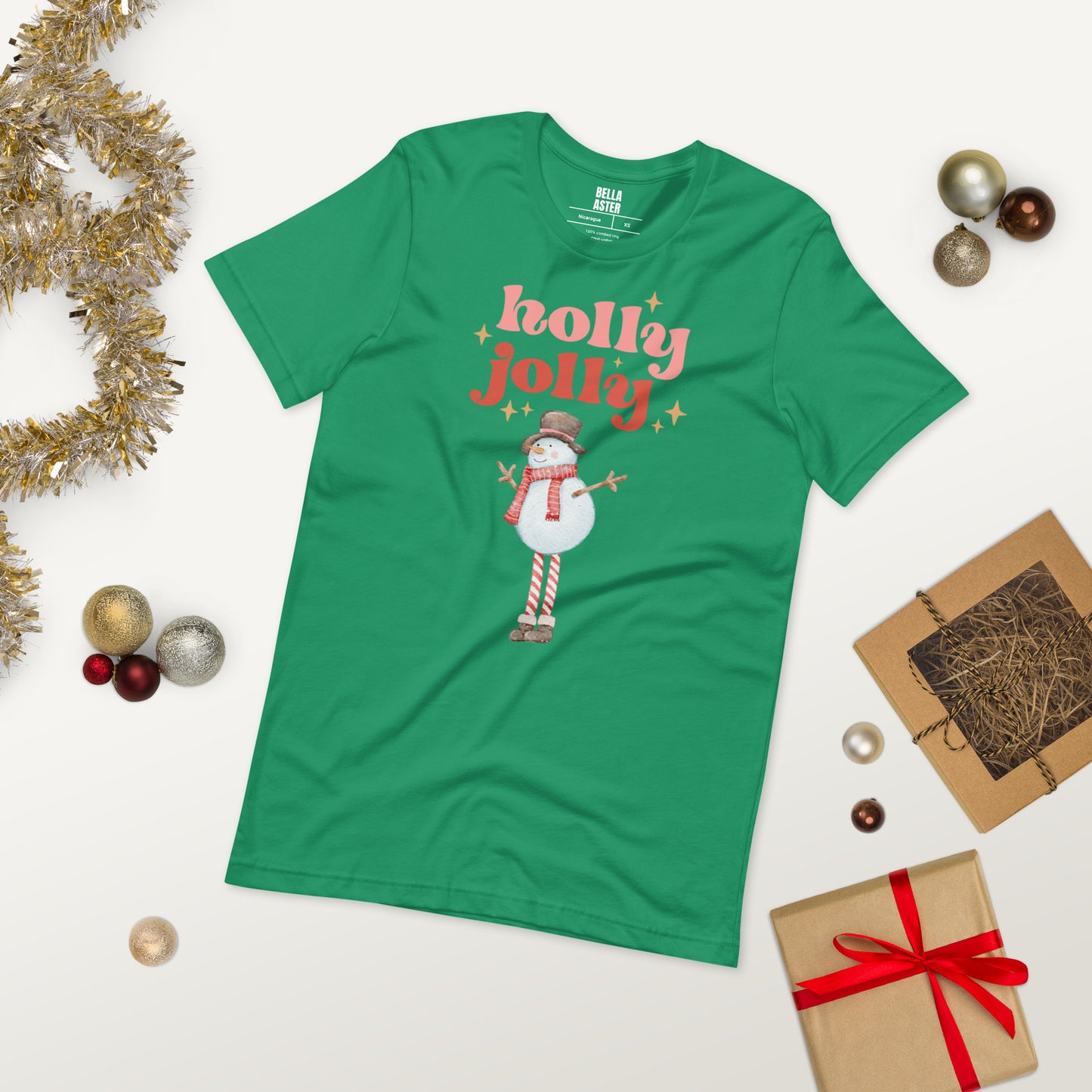 Holly Jolly Snowman Unisex T-Shirt