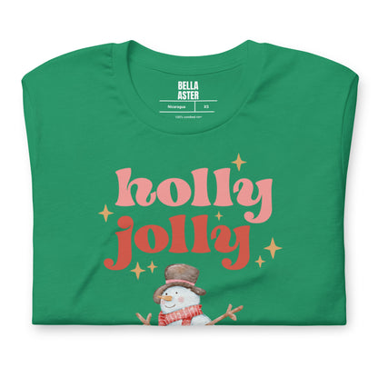 Holly Jolly Snowman Unisex T-Shirt