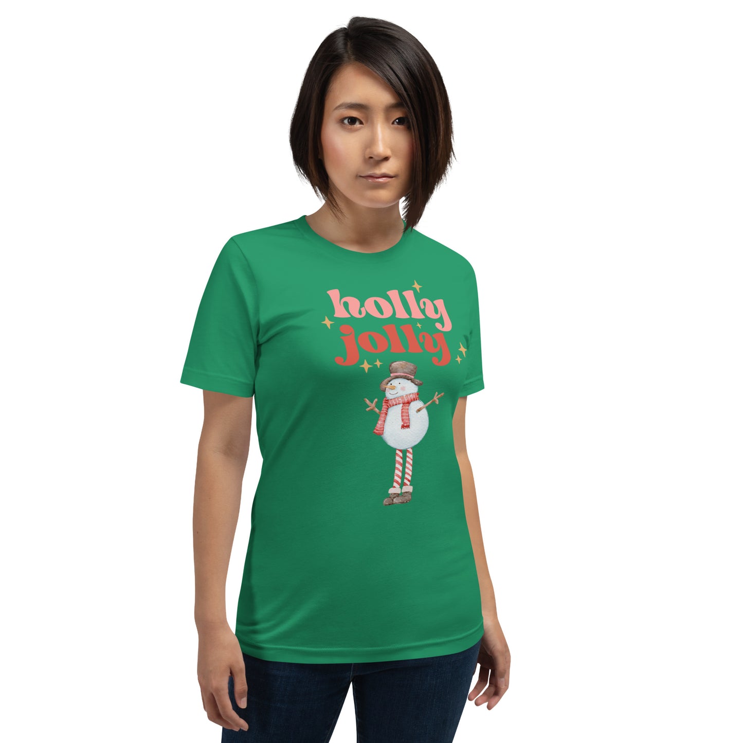 Holly Jolly Snowman Unisex T-Shirt