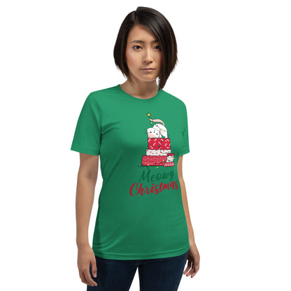 Meowy Christmas Tree Shirt - Unisex
