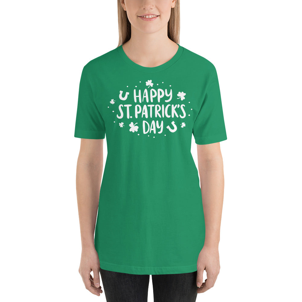 Happy St. Patrick's Day Short-Sleeve Unisex Tee