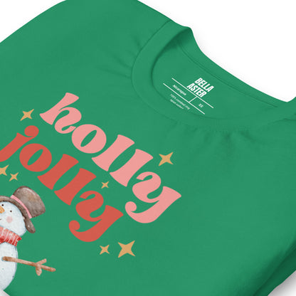 Holly Jolly Snowman Unisex T-Shirt