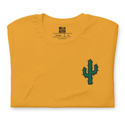 Embroidered Cactus Unisex T-Shirt