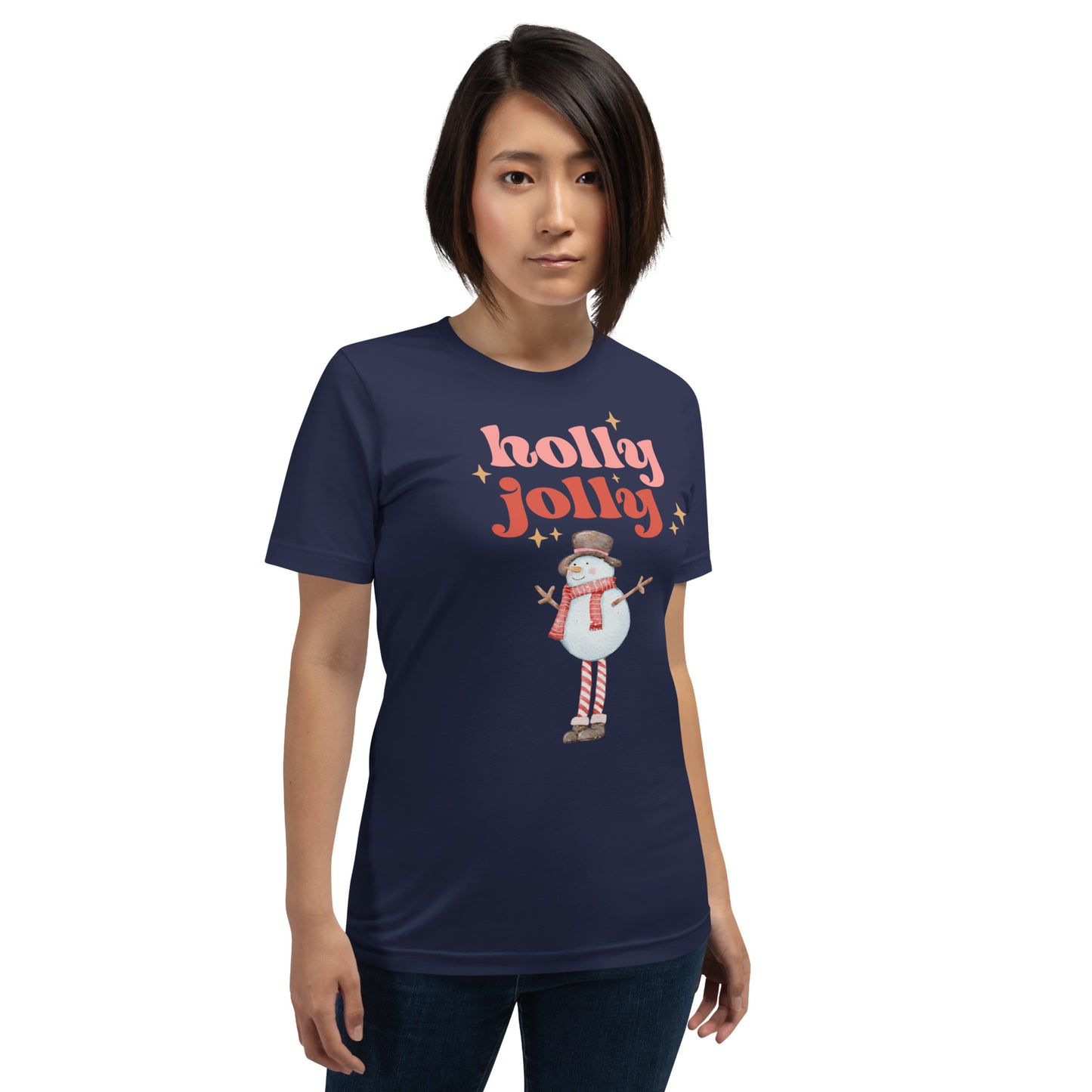 Holly Jolly Snowman Unisex T-Shirt