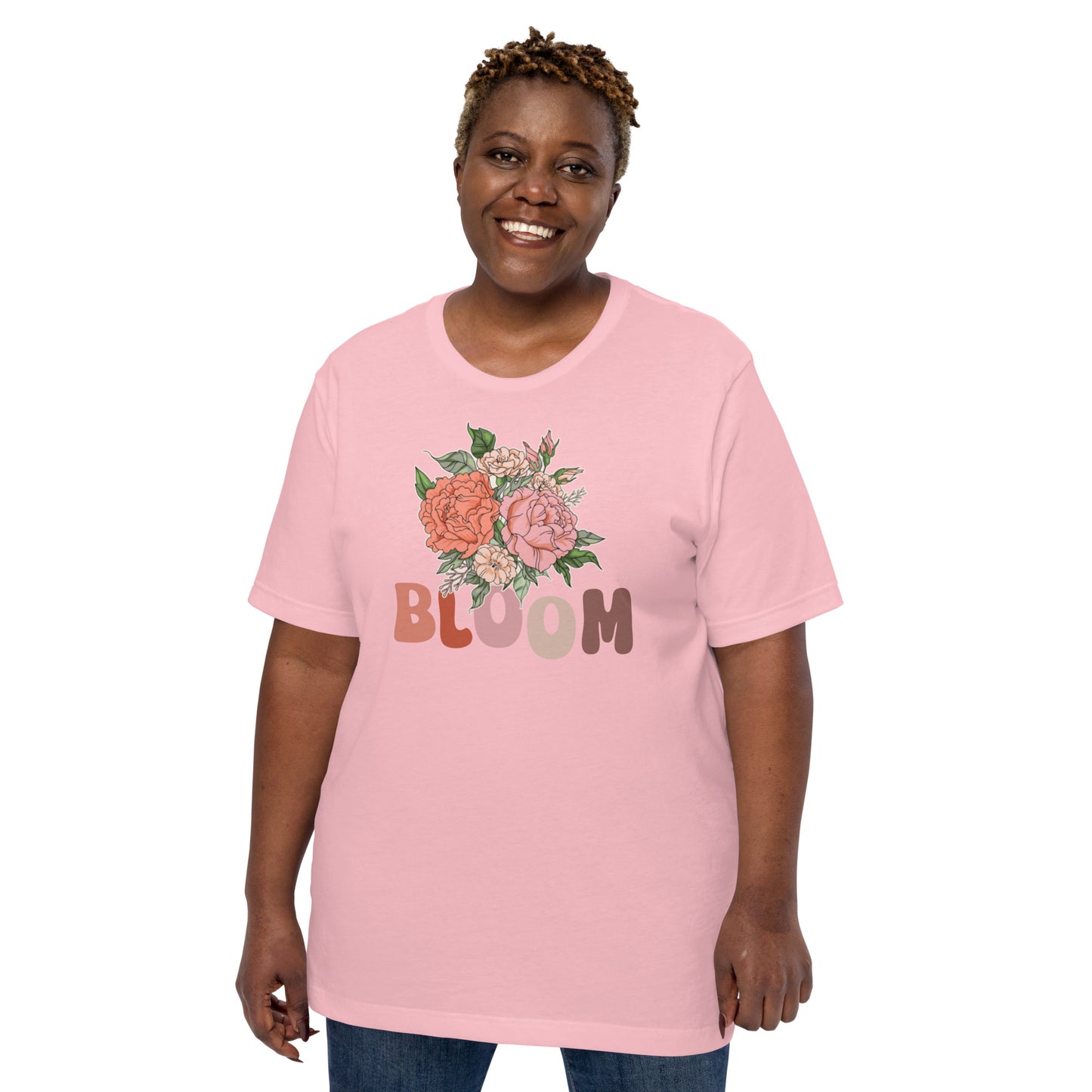 Bloom Floral Beauty Short-Sleeve Women's T-Shirt