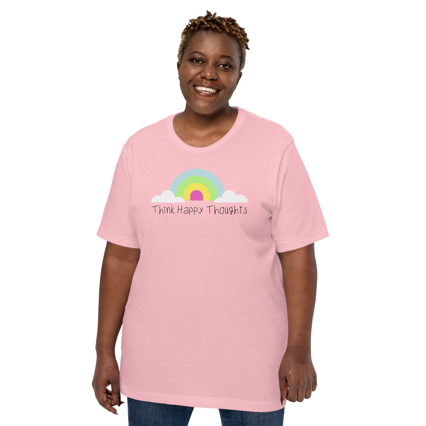 Think Happy Thoughts Short-Sleeve Women's T-Shirt