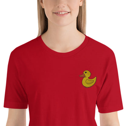 Duck Embroidered Unisex T-Shirt