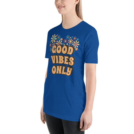 Good Vibes Only Short-Sleeve Unisex Tee