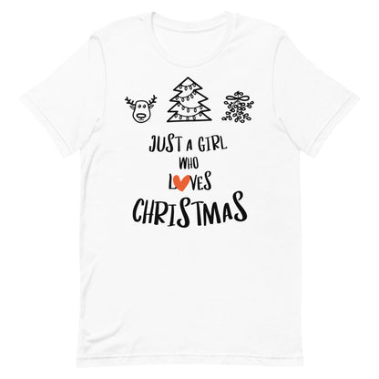 Just a Girl Who Loves Christmas Shirt