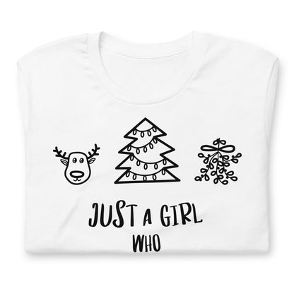 Just a Girl Who Loves Christmas Shirt