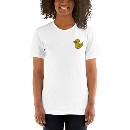 Duck Embroidered Unisex T-Shirt