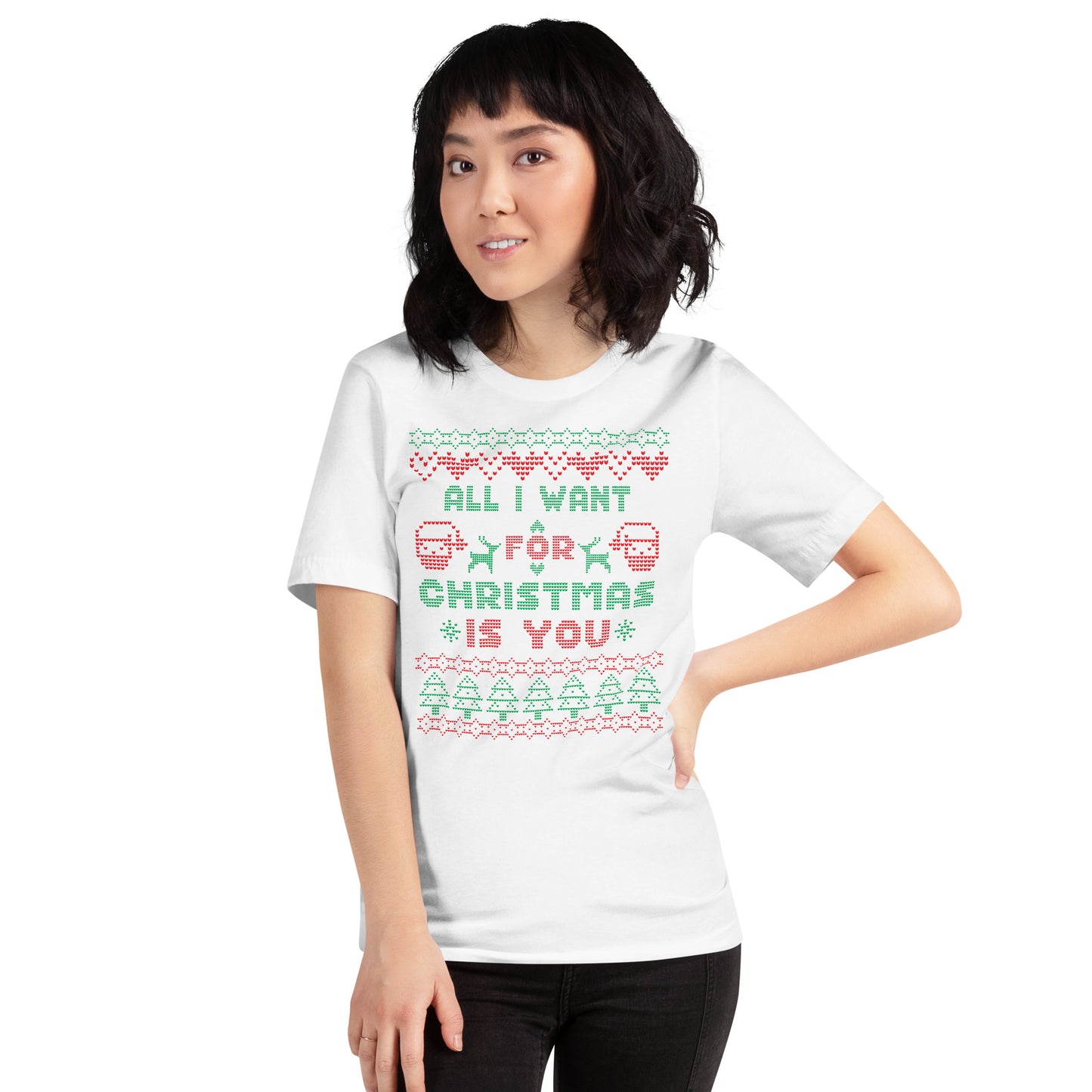 Ugly T-Shirt All I want For Christmas Is You