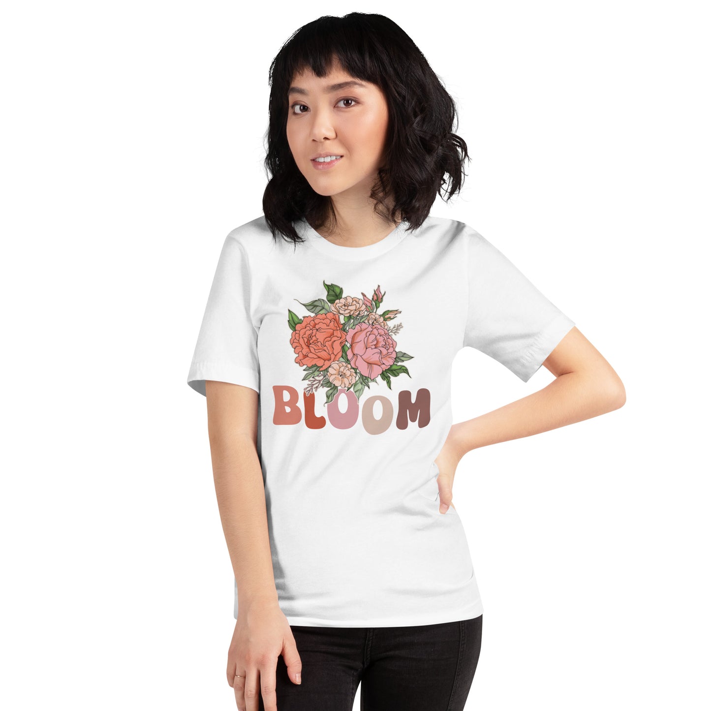 Bloom Floral Beauty Short-Sleeve Women's T-Shirt