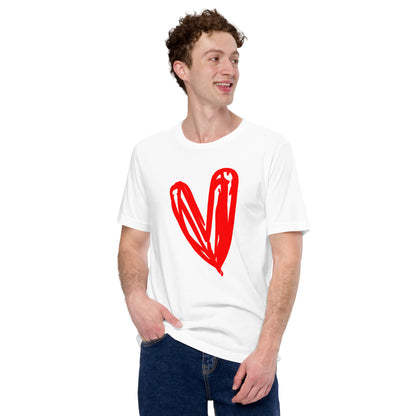 Red Heart Unisex T-Shirt