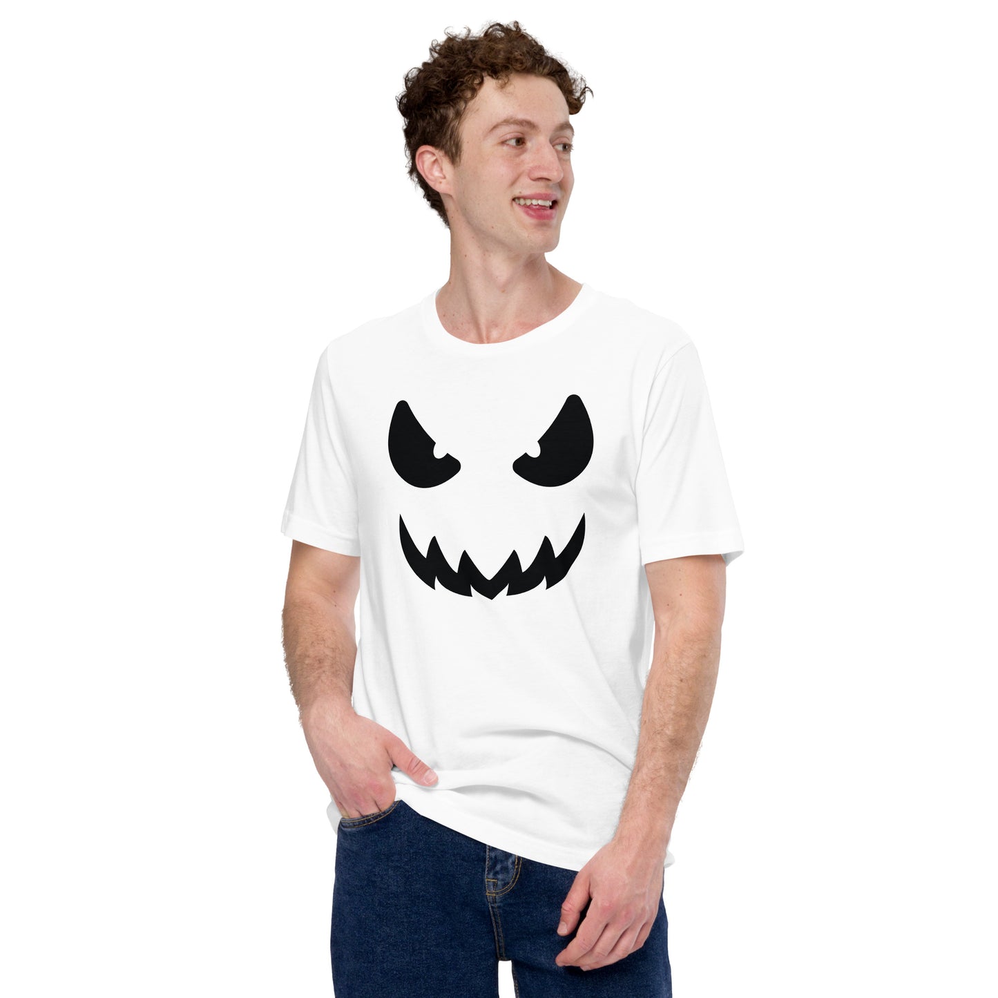 Spooky Jack'O-Lantern Halloween Unisex T-Shirt