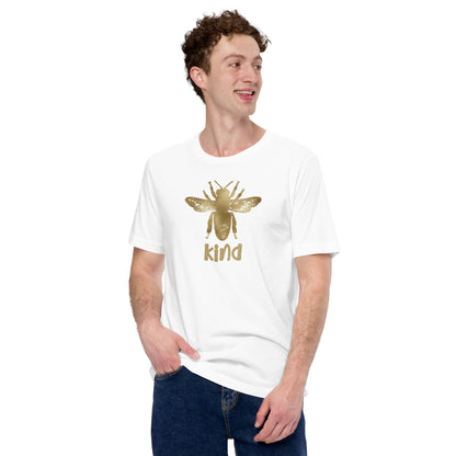 Bee Kind Short-Sleeve Unisex Shirt, Bee Kind Shirt