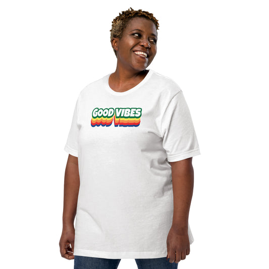 Women's Good Vibes Graphic Short-Sleeve Tee