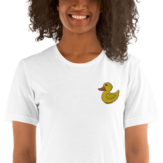 Duck Embroidered Unisex T-Shirt