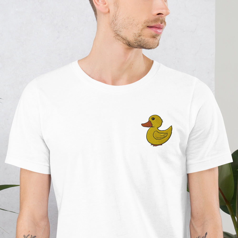 Duck Embroidered Unisex T-Shirt