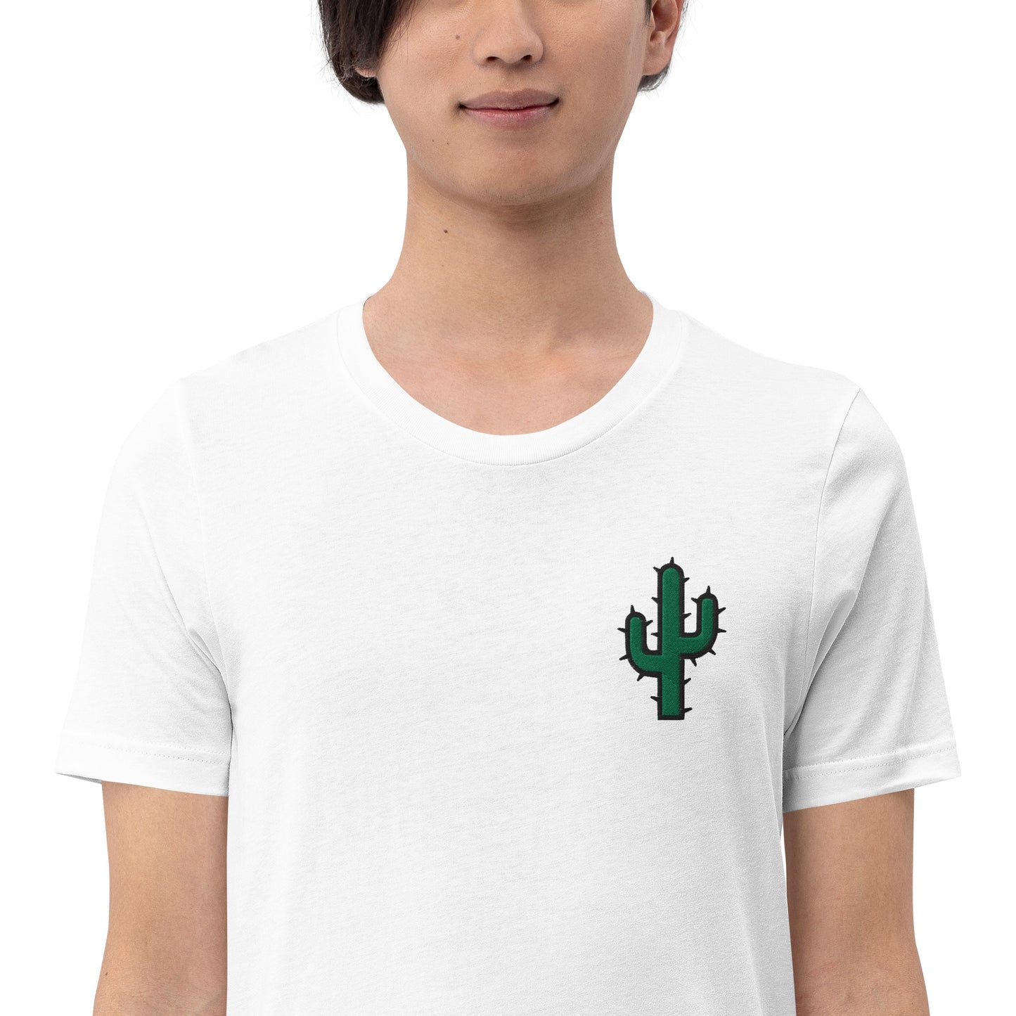 Embroidered Cactus Unisex T-Shirt