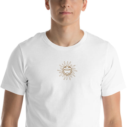 Laughing Sun Embroidered T-Shirt