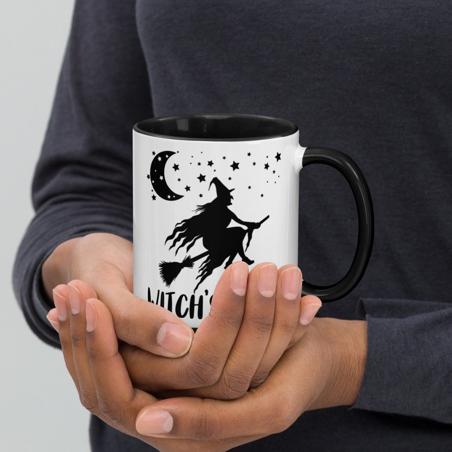 Witch's Brew Ceramic Mug with Color Inside