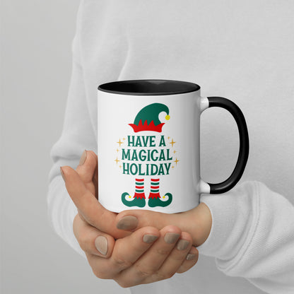 Have A Magical Holiday Mug with Color Inside