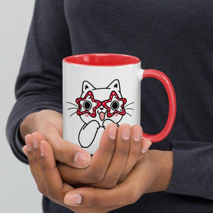 I Love You Kitty Mug with Color Inside