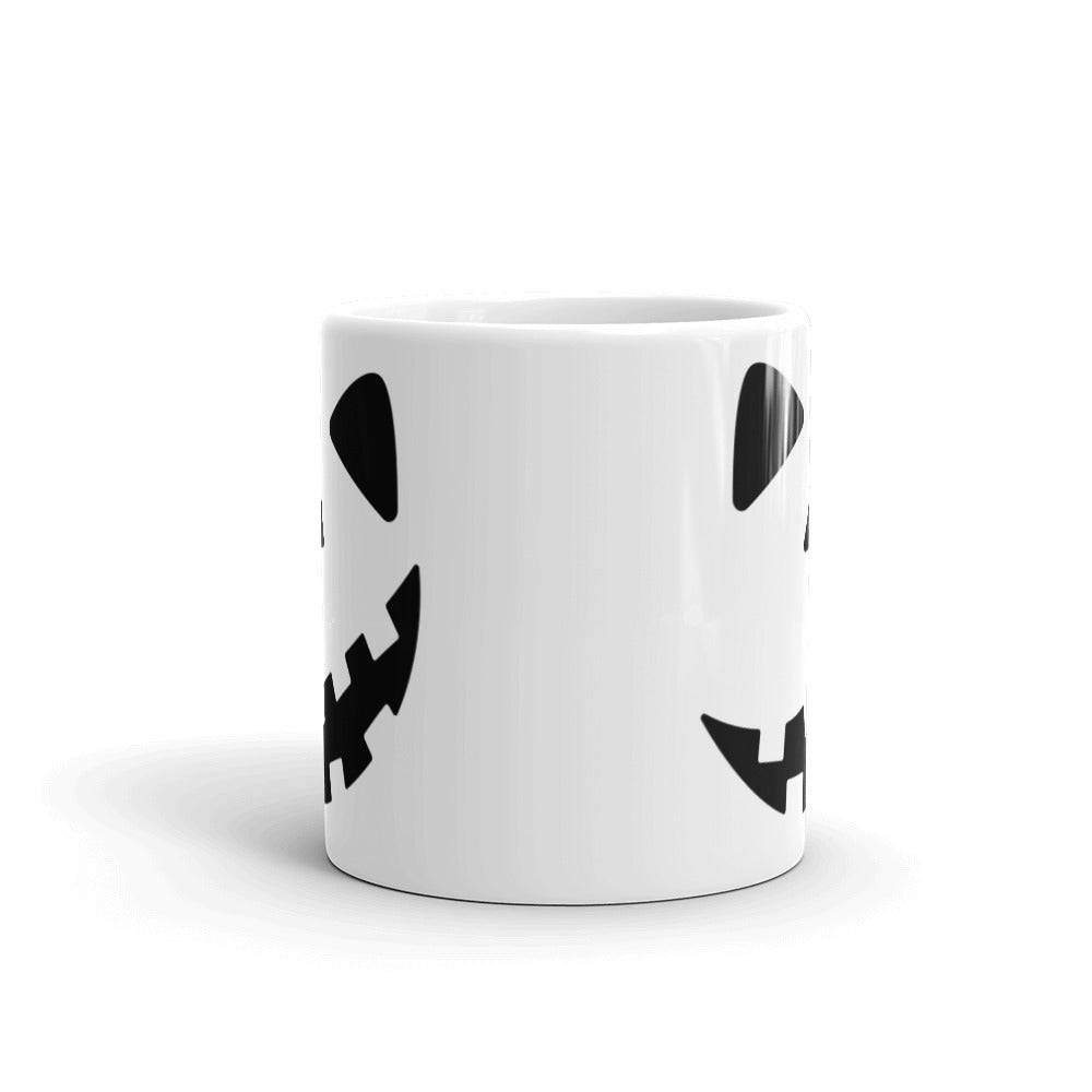 Jack-O'-Lantern White Glossy Halloween Mug