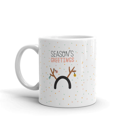 Season's Greetings White Ceramic mug