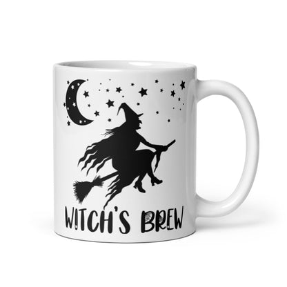 Witch's Brew White Ceramic Glossy Mug