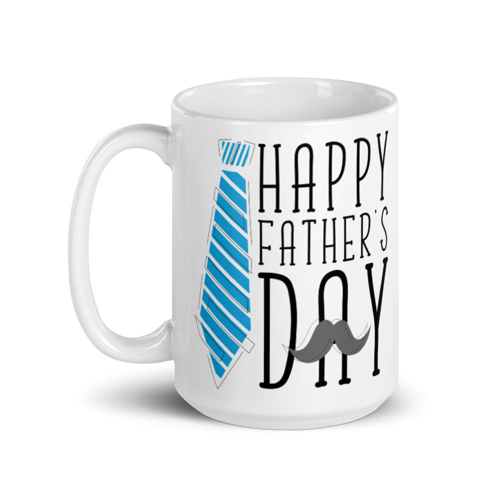 Happy Father's Day White Glossy Mug