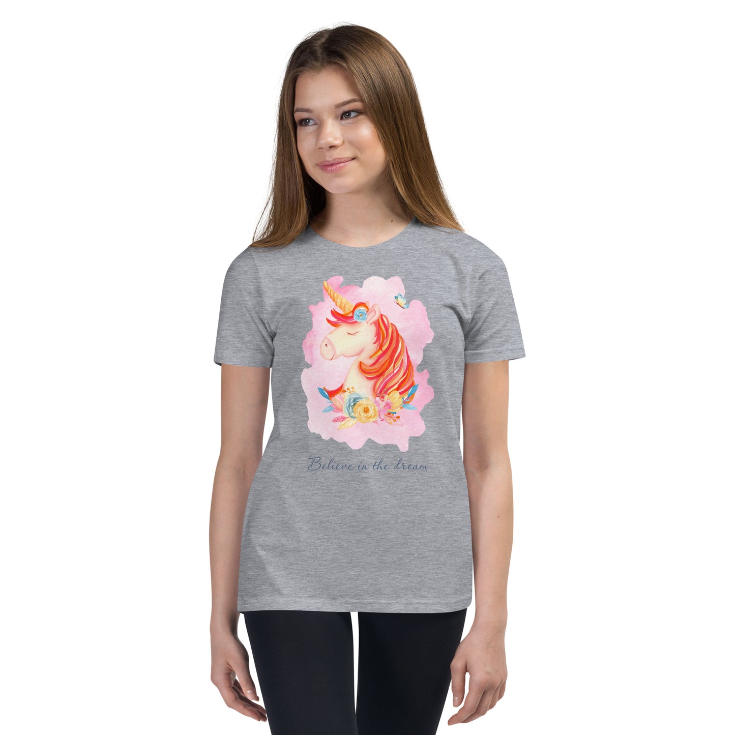 Believe In The Dream Unicorn Girl's T-Shirt