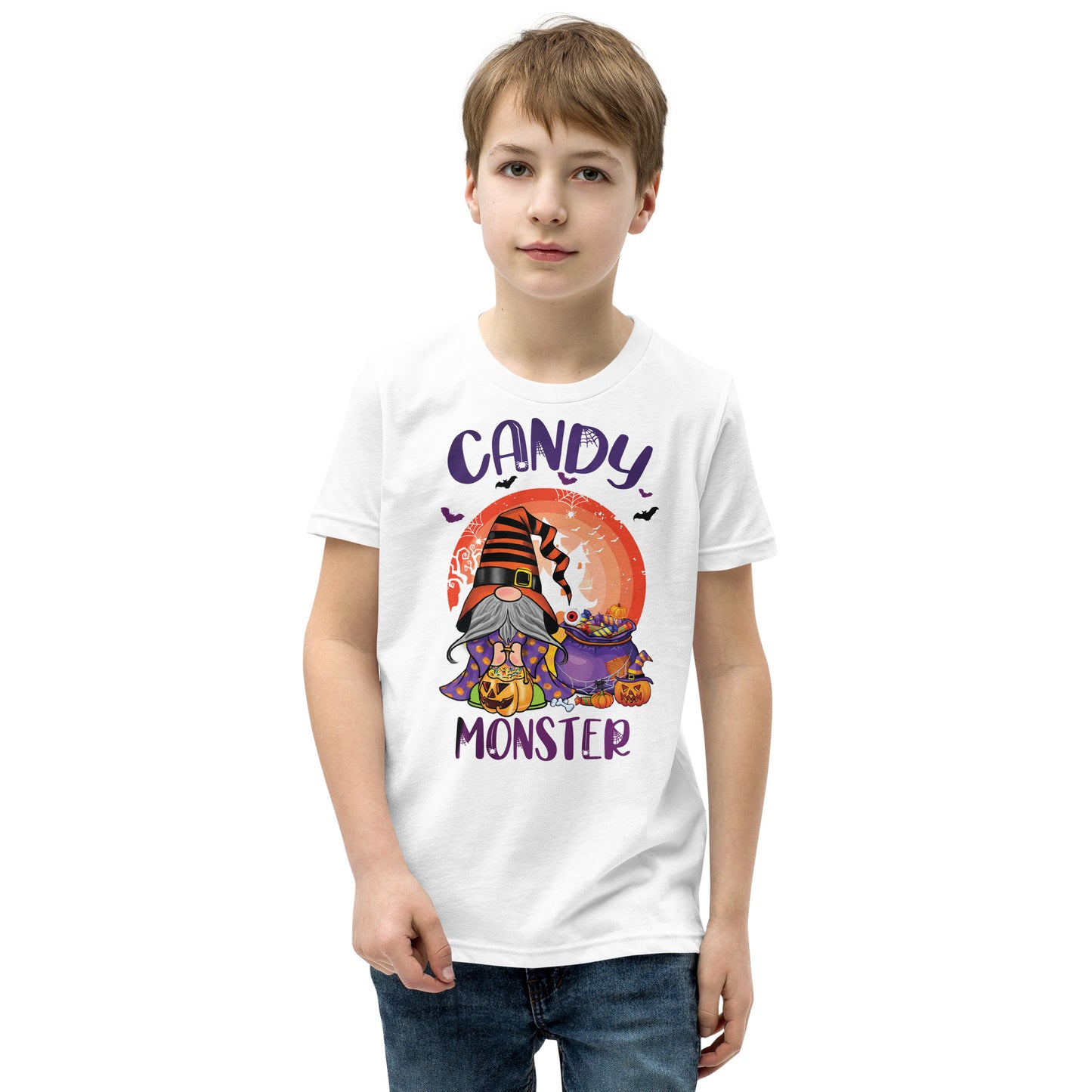 Candy Monster Halloween Gnome T-Shirt